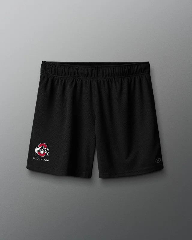 Hipster Style Ohio State Wrestling 6" Mesh Shorts