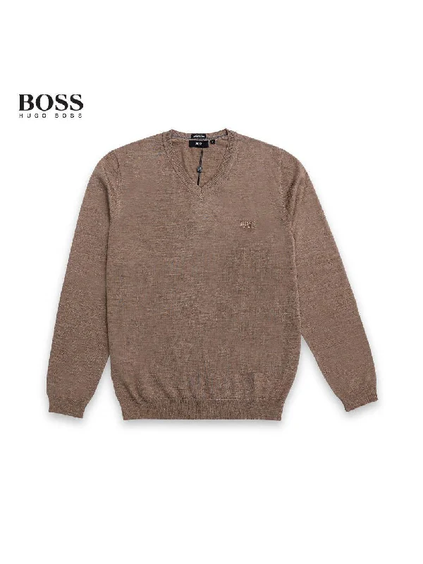 Casual Suits H Boss Men L/S Marino Wool Jersey Plain