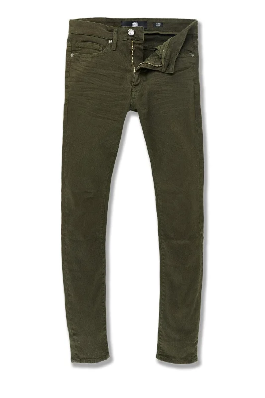 Minimalist Fashion Ross - Pure Tribeca Twill Pants (Army Green)