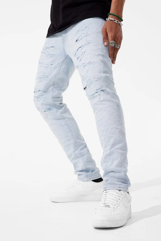 Business Shirts Sean - Dynamo Denim (Iced White)