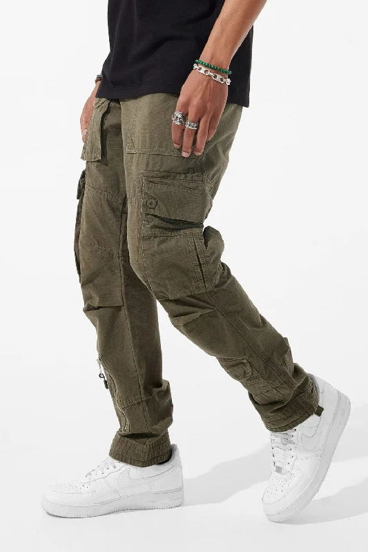 Street Style Xavier - Divinity Cargo Pants (Olive)