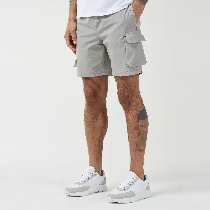 Jogging Suits Premium Tech Cargo Short | Stone