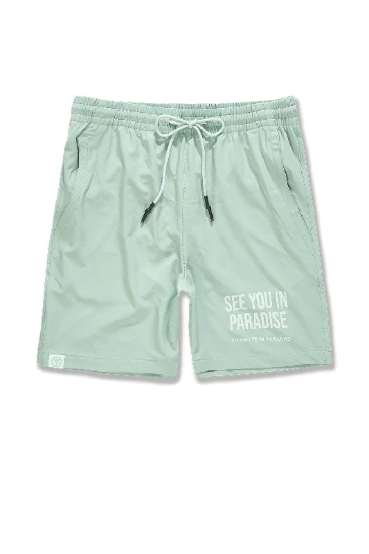 Casual Polos Retro - Bay Area Shorts (Sage)