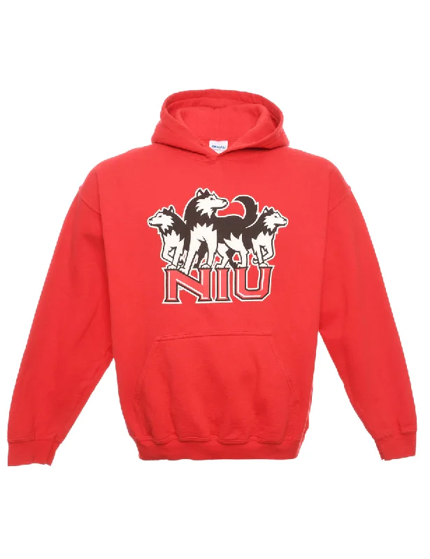 Chunky Sneakers Gildan Wolf Printed Sweatshirt - L