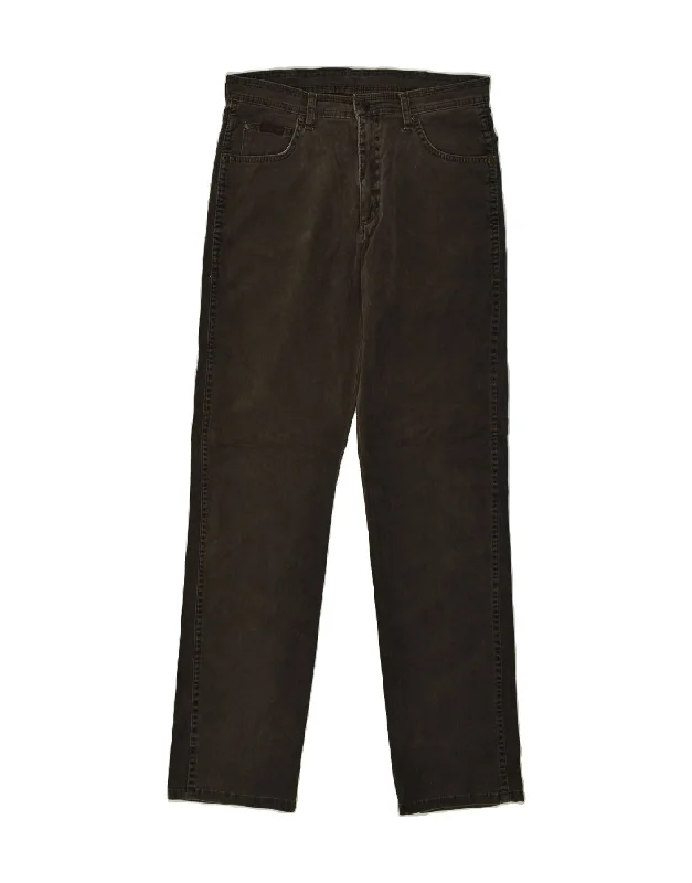 Stylish Trousers WRANGLER Mens Slim Jeans W31 L34 Grey Cotton