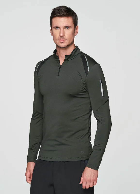 Turtleneck Sweaters Prime Compression 1/4 Zip Base Layer Tee