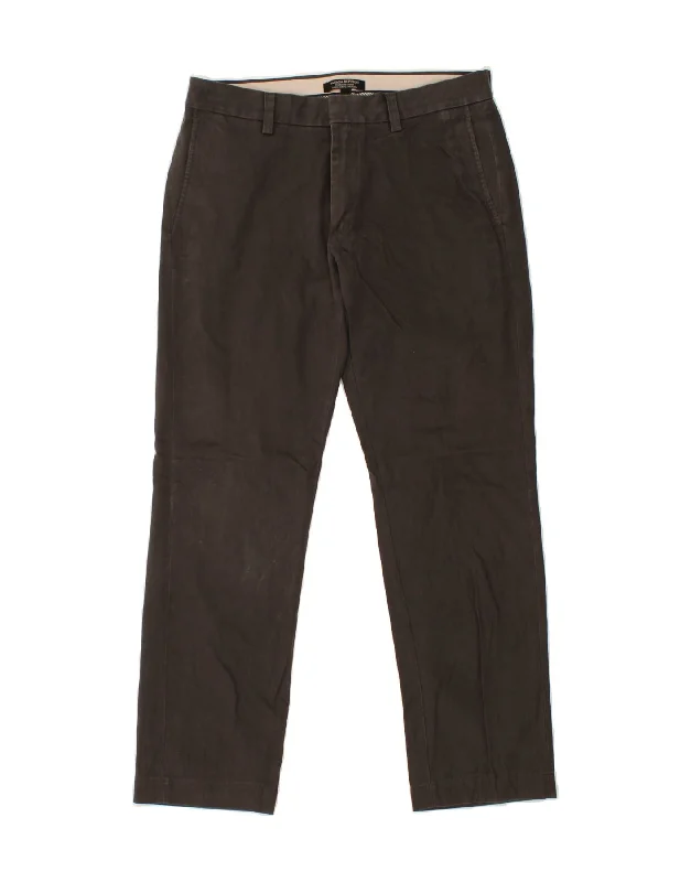 Street-inspired BANANA REPUBLIC Mens Emerson Straight Chino Trousers W31 L28  Grey Cotton