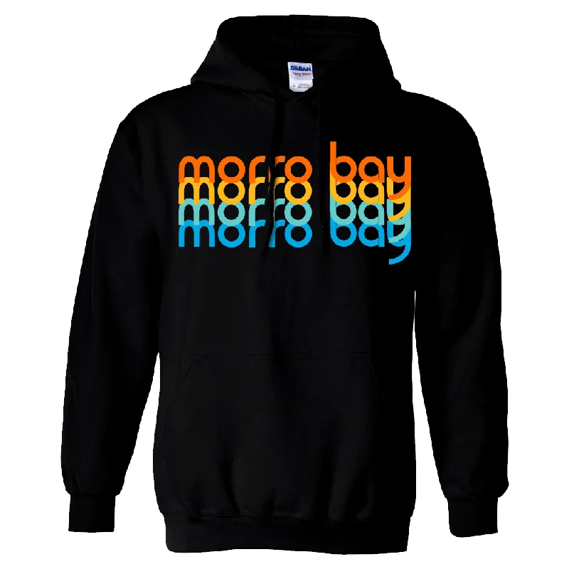 Designer Ties Morro Bay Stacked Sweatshirt Hoodie