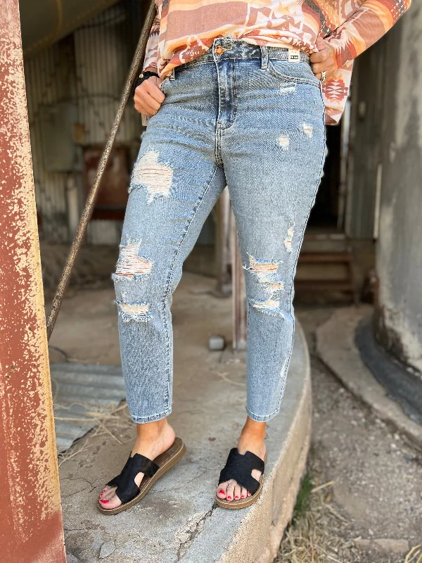 Modern Denim Kimmie High Waist Boyfriend Judy Blue Jean