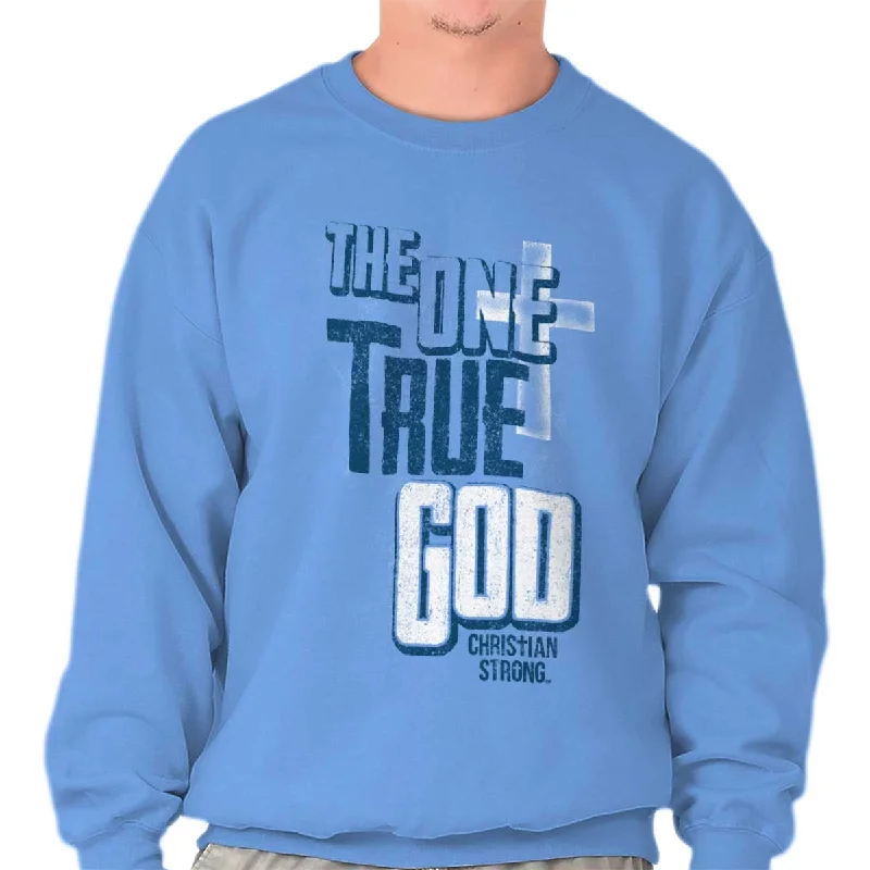 Stylish Trousers One True God Crewneck Sweatshirt