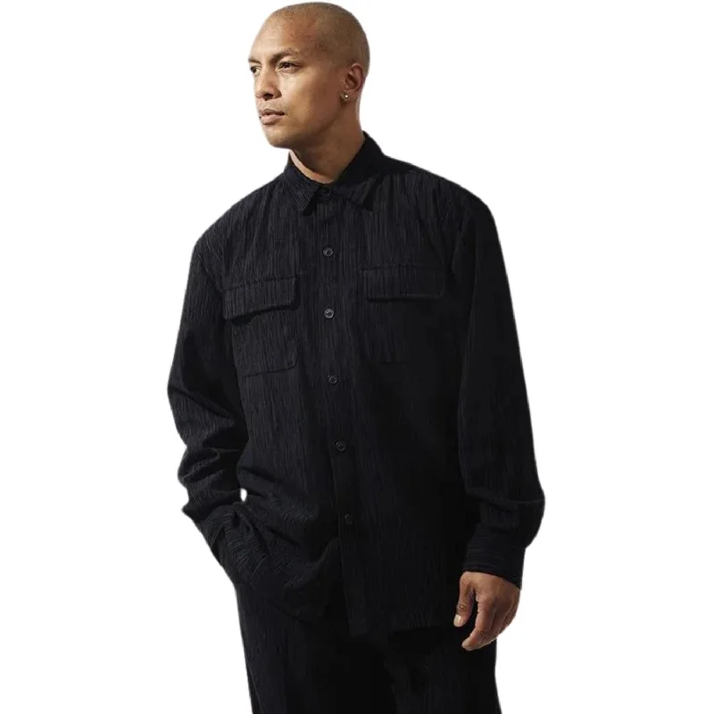 Designer Ties Urban Comfort Collection: Black Mélange Corduroy Set