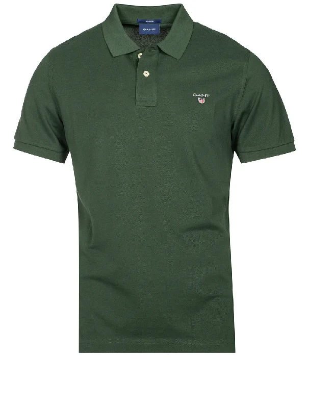 Casual Polos Original Piqué Polo Shirt Storm Green