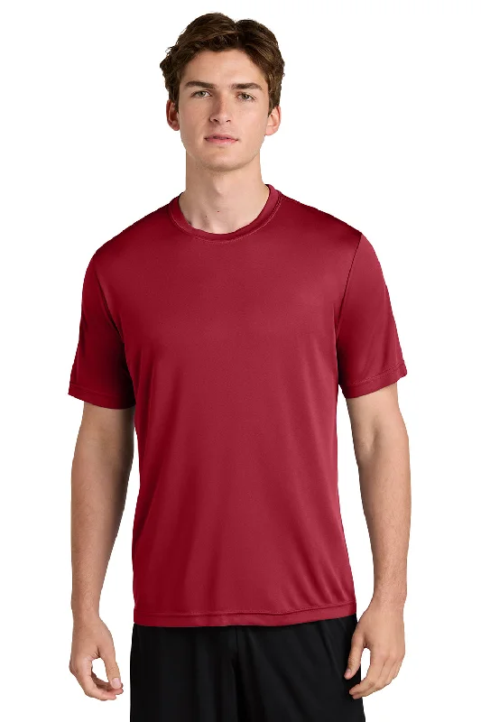 Street Graphic Tees Sport-Tek Mens Competitor Moisture Wicking Short Sleeve Crewneck T-Shirt - Deep Red