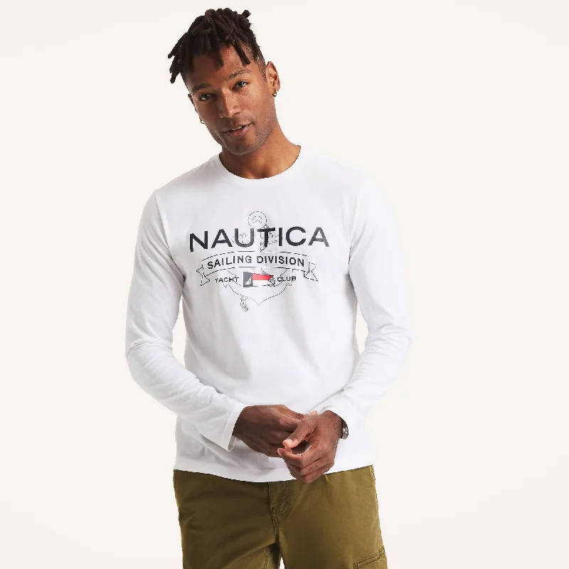 Work Clothes Nautica Graphic Long-Sleeve T-Shirt