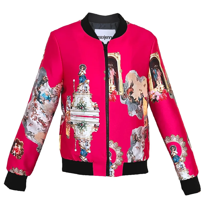 Formal Jackets Unisex bomber jacket sicily hot pink