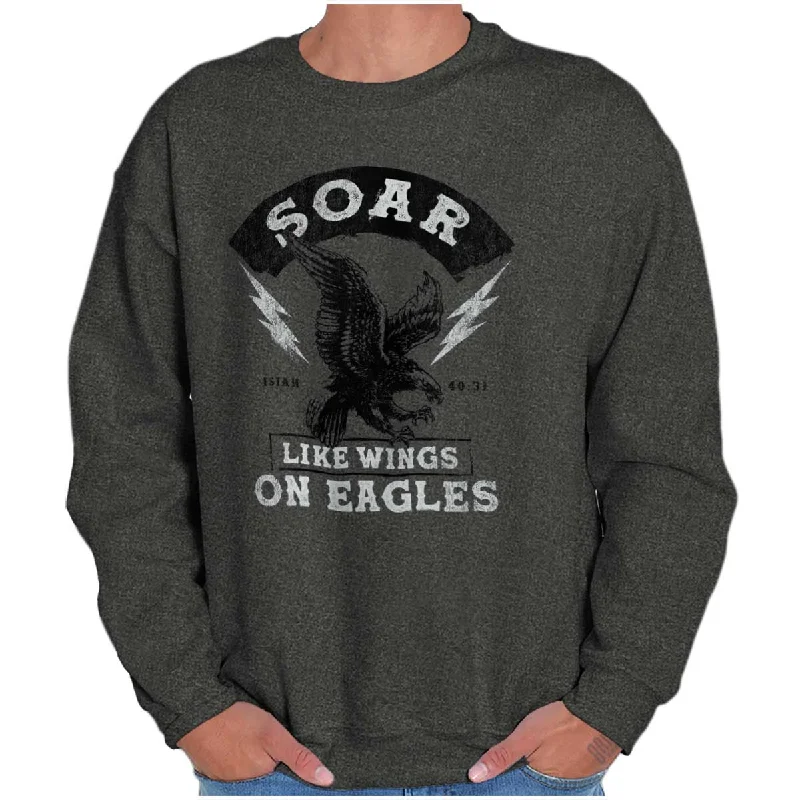 Funky T-shirts Soar Like Eagles Crewneck Sweatshirt