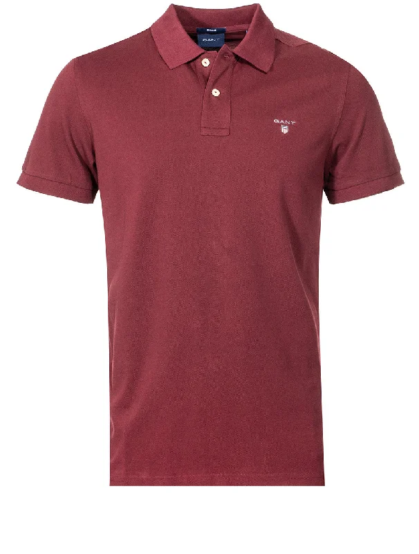 Urban Shirts Original Piqué Polo Shirt Cabernet Red