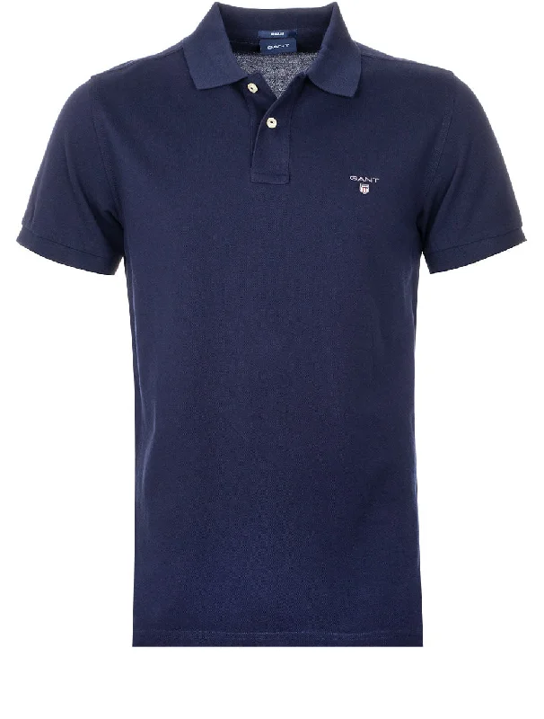 Sporty Jackets Original Piqué Polo Shirt Evening Blue