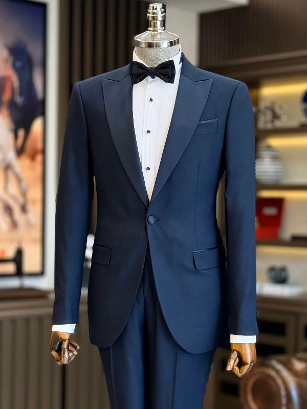 Tailored Blazers Navy Slim-Fit Tuxedo 2-Piece