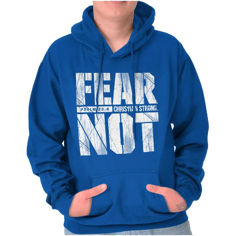 Preppy Style Fear Not Psalm 23:4 Hoodie