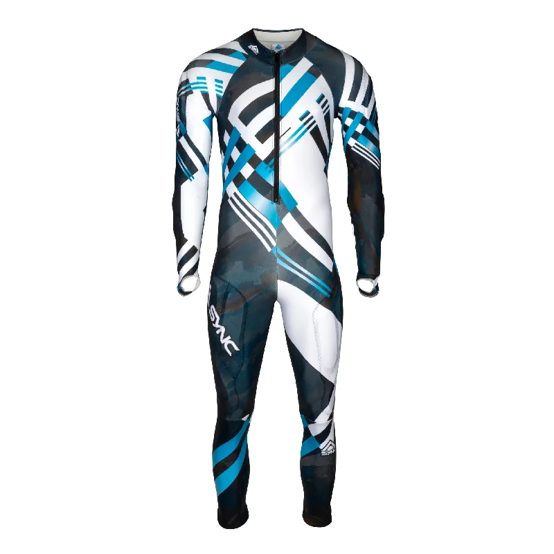 Cargo Pants Berit Adult Race Suit - Black/Blue