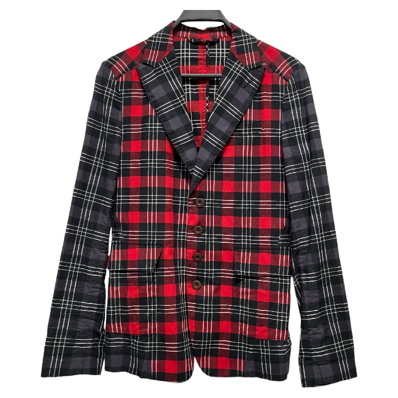 Business Casual Vivienne Westwood MAN//Jacket/46/RED/Cotton/Plaid//