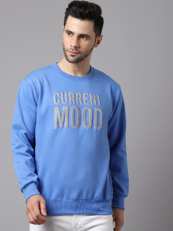 Winter Accessories Vimal Jonney Fleece Round Neck Printed Sweatshirt for Men