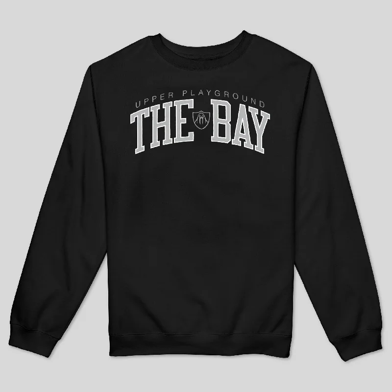 Stylish Polos THE-BAY IN OAKLAND SILVER MEN'S SWEATSHIRT