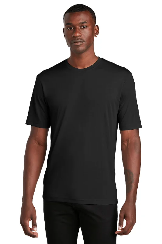 Urban Vests Sport-Tek Mens Competitor Moisture Wicking Short Sleeve Crewneck T-Shirt - Black