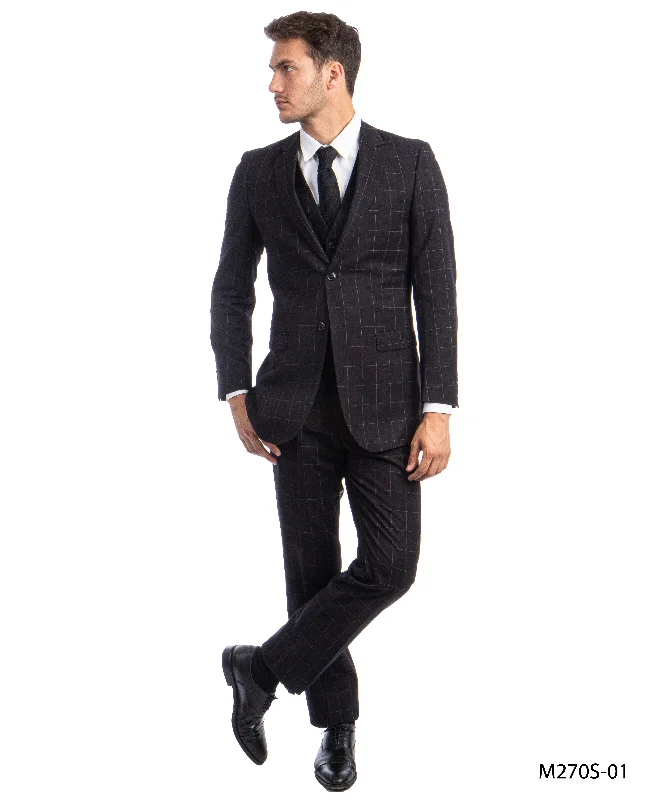 Casual Polos Black Suit For Men Formal Suits For All Ocassions