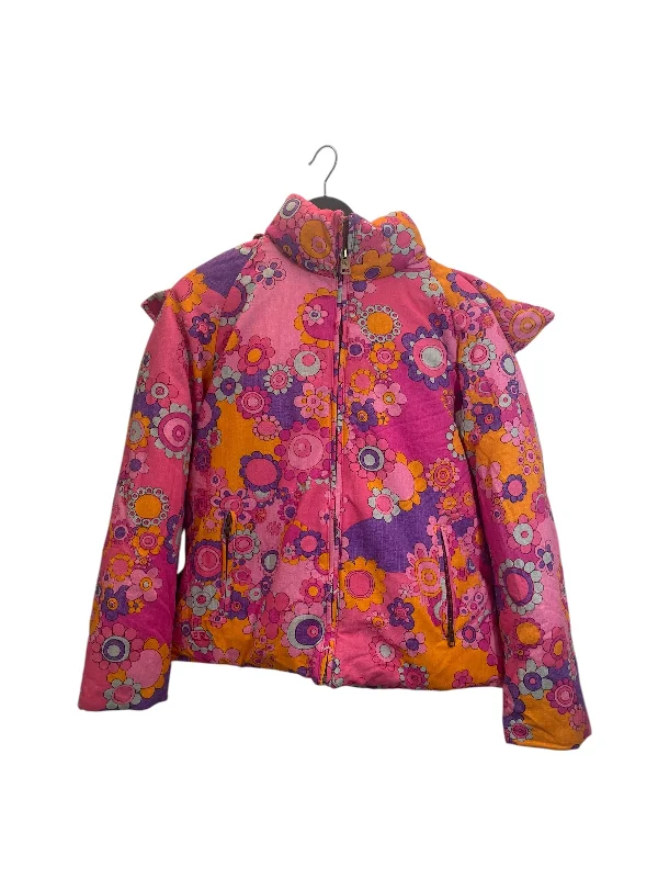 Sporty Jackets ERL/Jacket/S/Cotton/MLT/Floral Pattern/pink and purple flowers