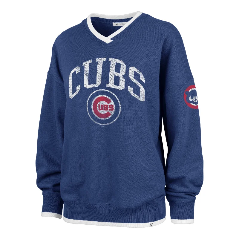 Rugged Jeans CHICAGO CUBS WAX PACK DAZE EIGHTIES '47 PULLOVER WOMENS