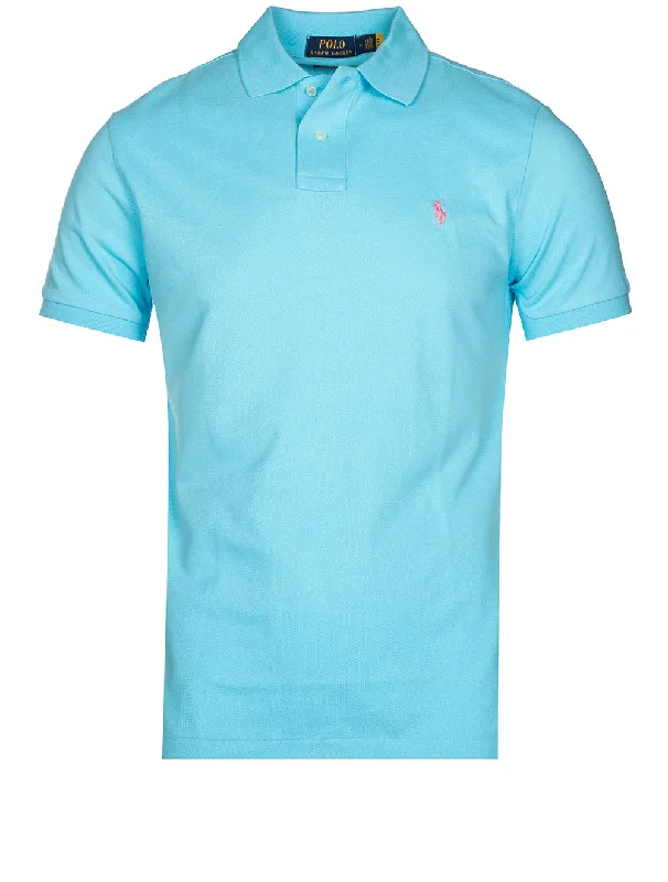 Preppy Pants Basic Short Sleeve Polo Elite Blue