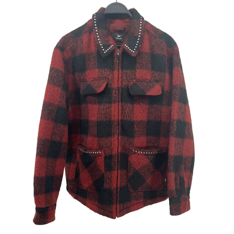 Dress Shoes Patta/Jacket/M/Wool/RED/Plaid/