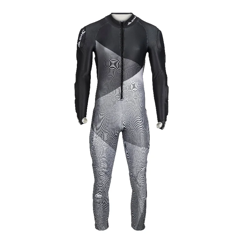 Casual Footwear Sammi Adult Race Suit - Black/White