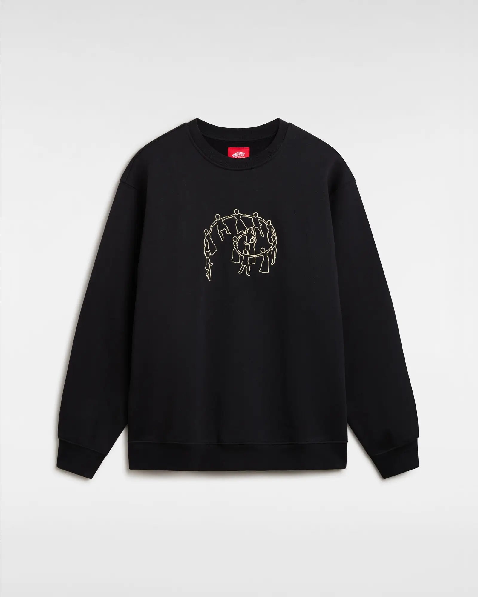 Statement Jackets Hold Hands Sweatshirt in Black