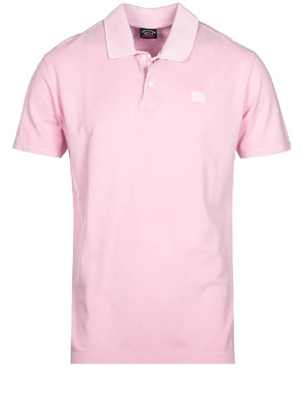 Graphic Sweatshirts Organic Polo Shirt Pink