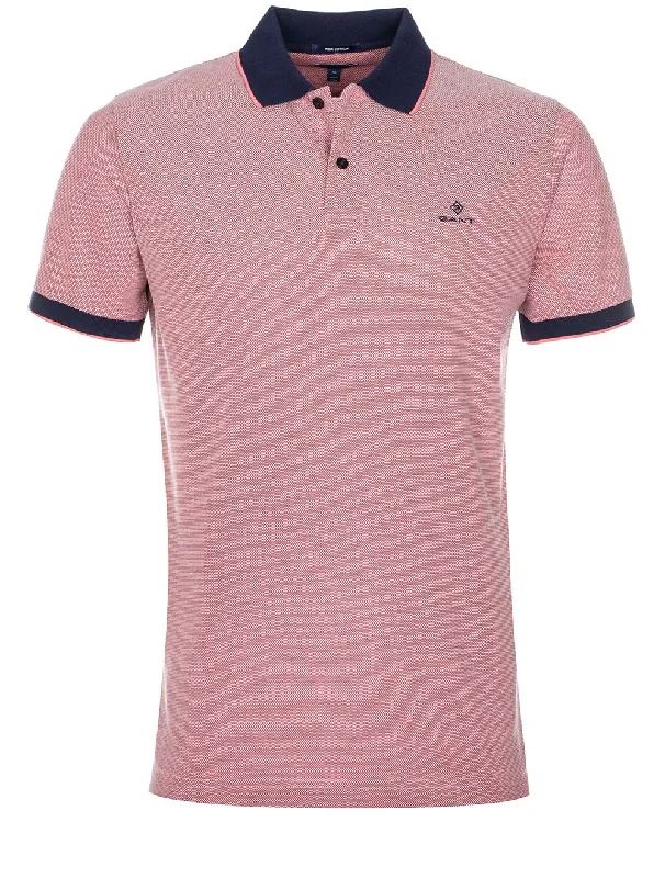 Sporty Looks 4-Color Oxford Piqué Rugger Paradise Pink