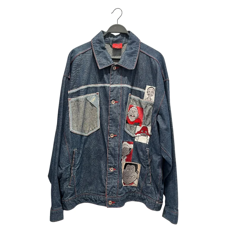 Modern Menswear PLATINUM FUBU/Jacket/XL/Denim/IDG/All Over Print/