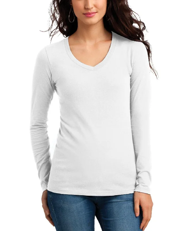 Fashion Vests Girl's Concert Long Sleeve V-Neck Tee