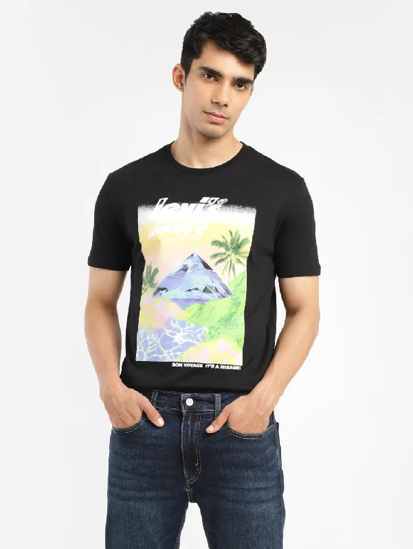 Printed Shirts Men's Graphic Slim Fit T-shirt