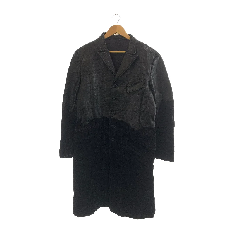 Button-up Shirts yohji yamamoto POUR HOMME/Chesterfield/2/BLK/Cotton