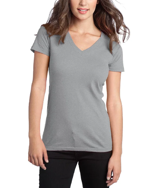 Sporty Looks Women's Juniors Concert V-Neck Tee