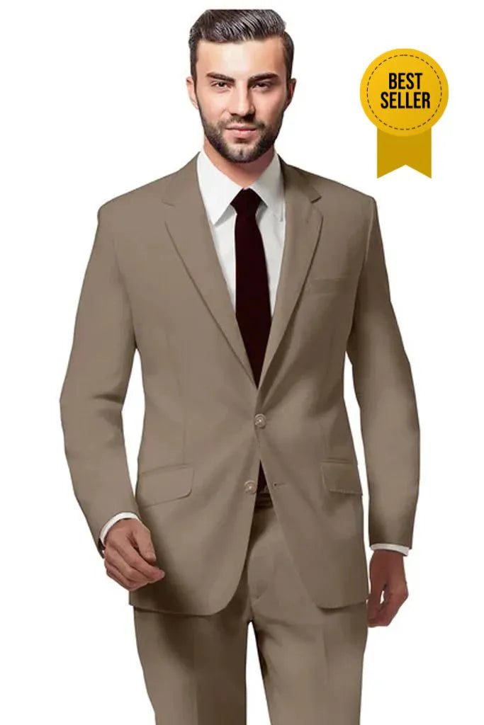 Fashion Accessories Monaco Beige Suit - A Timeless Classic for Men