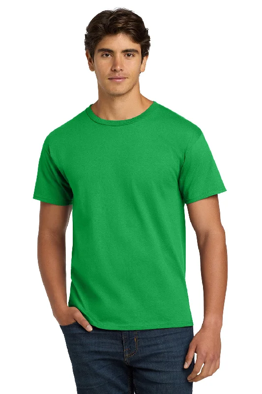 Luxury Suits Hanes Mens ComfortSoft Short Sleeve Crewneck T-Shirt - Kelly Green