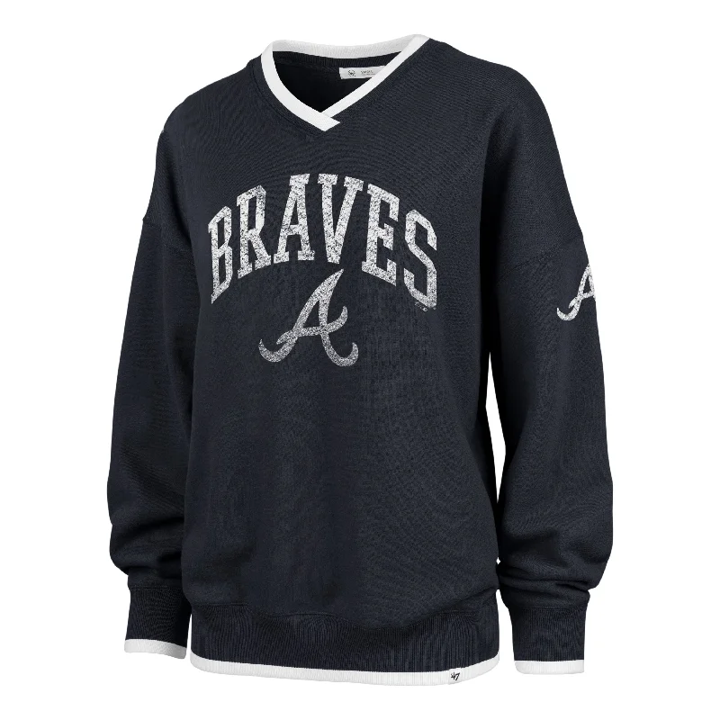 Street Boots ATLANTA BRAVES WAX PACK DAZE EIGHTIES '47 PULLOVER WOMENS