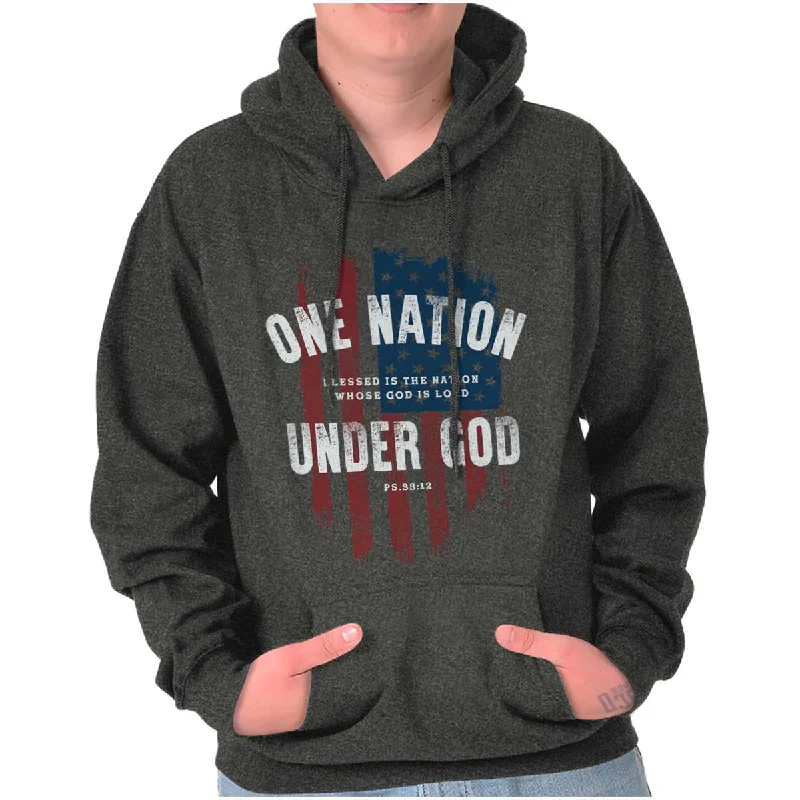 Military Jackets One Nation Under God Hoodie