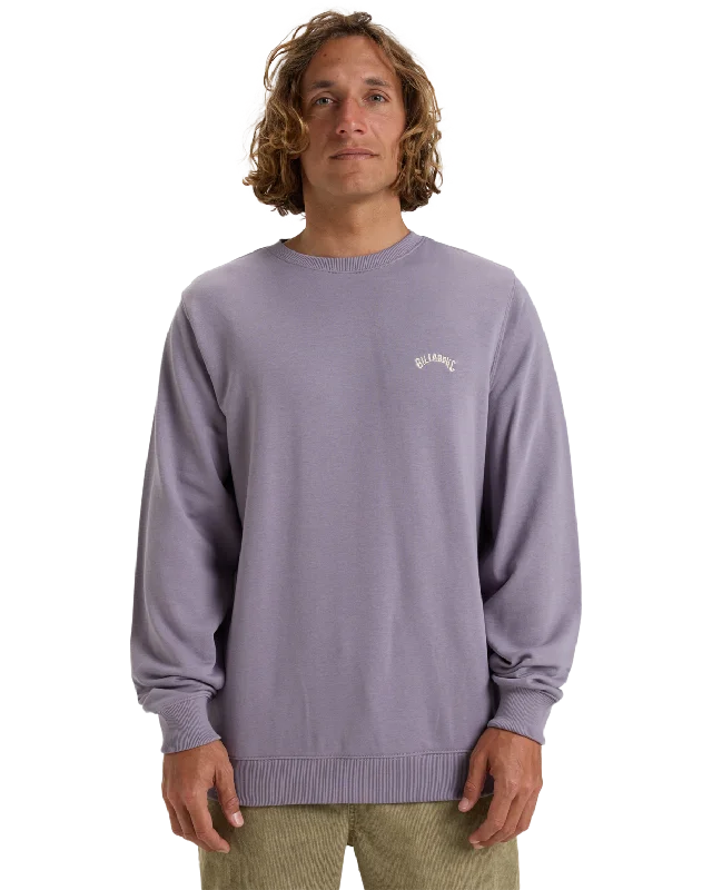 Casual Suits Arch Crew Sweatshirt in Light Purple