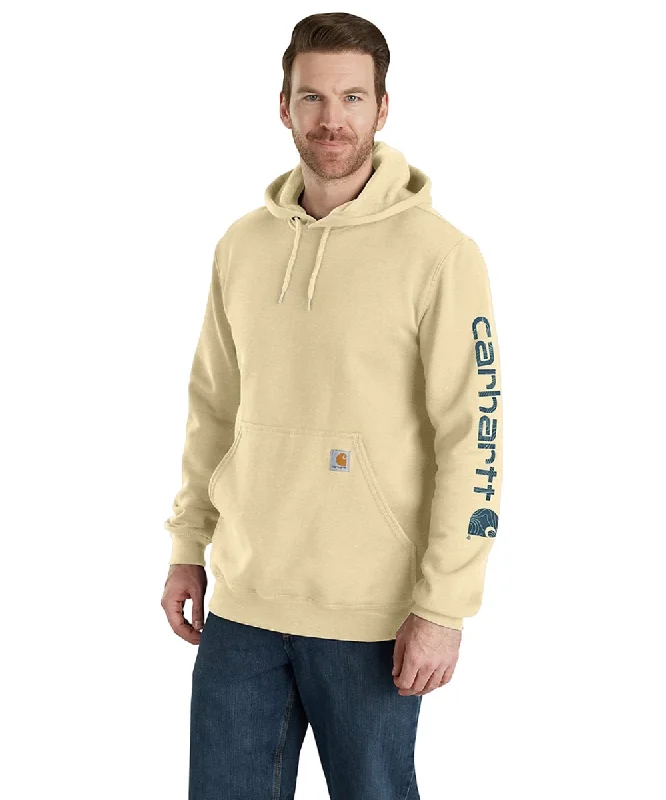 Activewear Gear Carhartt Midweight Logo Hooded Sweatshirt - Beach Heather