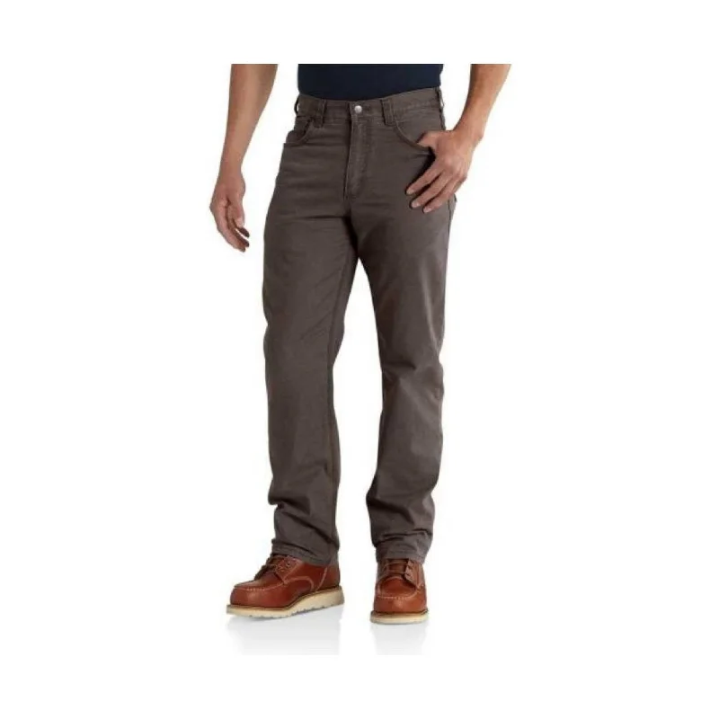 Modern Denim Carhartt Men's Rugged Flex® Rigby Five Pocket Relaxed Fit Pant - Dark Coffee